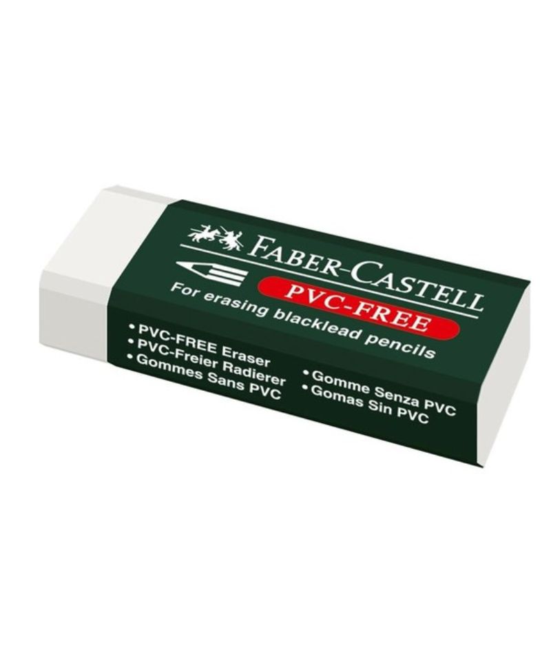 Faber-Castell Pvc Free Büyük Beyaz Silgi 3'lü